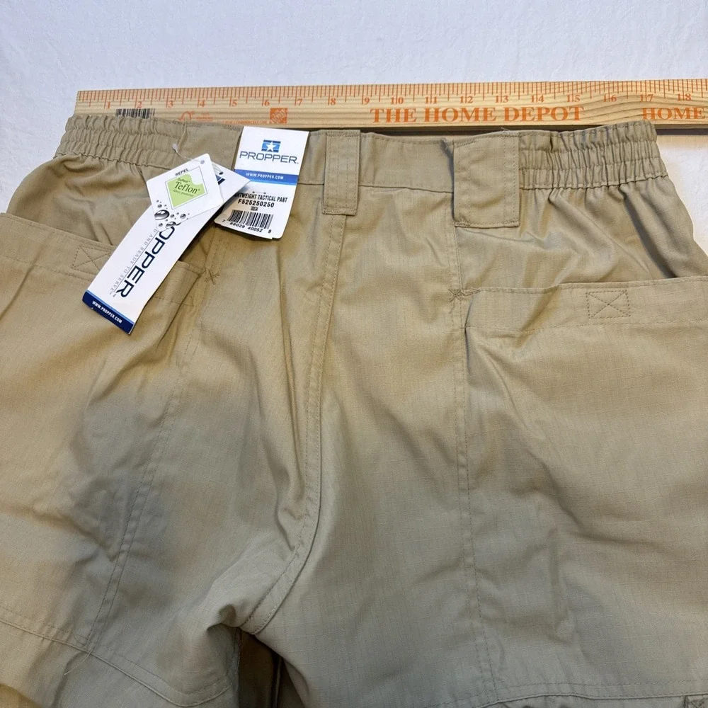 Propper Ripstop Tactical Trouser/Pant F5243 Khaki Lightweight 38/34W/ Belt NWT